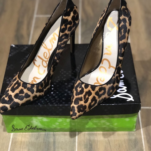 Sam Edelman Dea Leopard Pumps - Picture 2 of 8